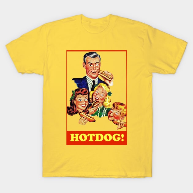 Hotdog T-Shirt by The Curious Cabinet